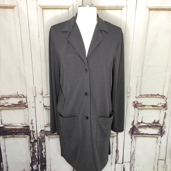 Diane Von Furstenberg Jackets & Blazers - DIANE VON FURSTENBERG Gray 2 piece suit blazer